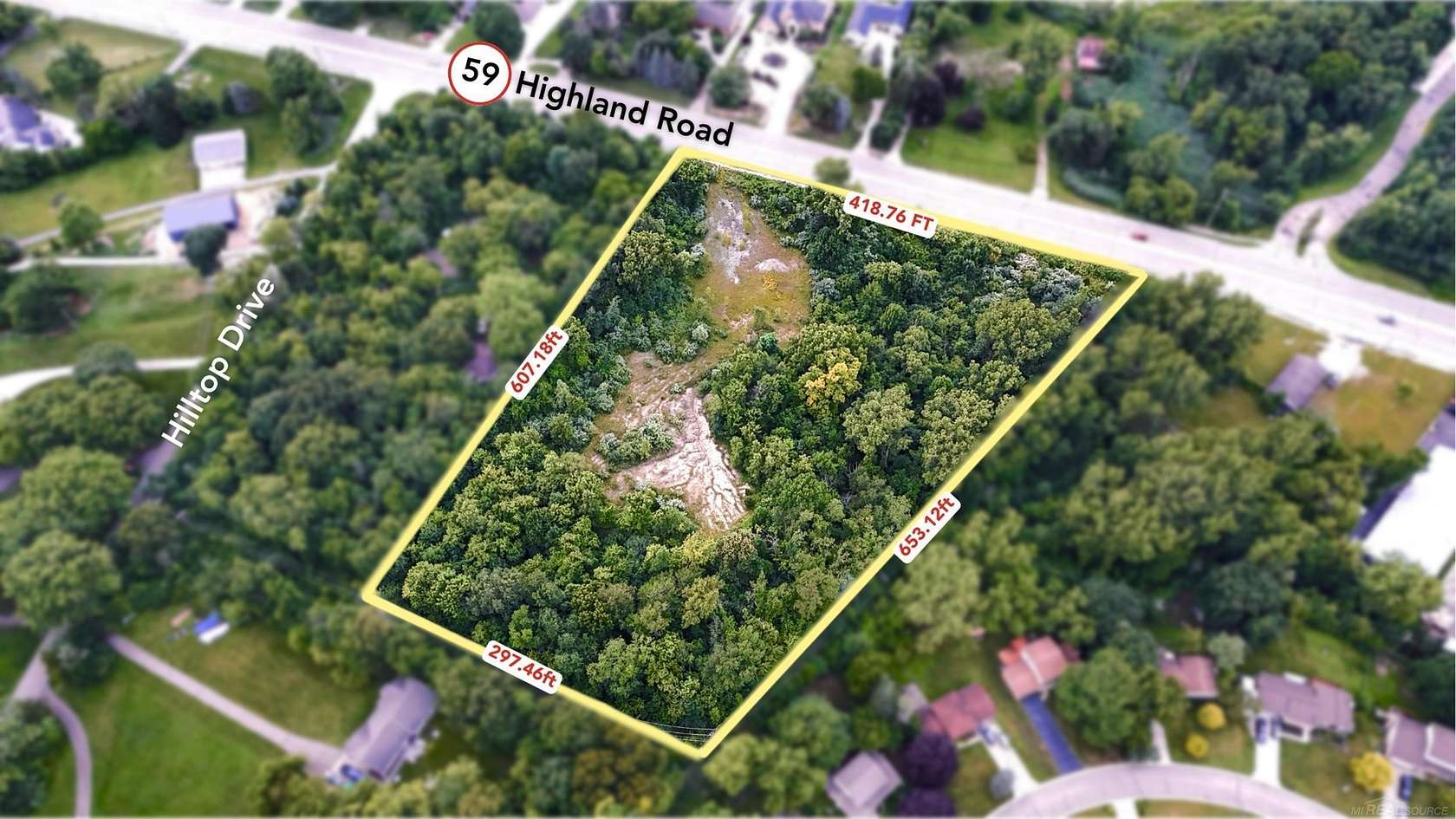 5.34 Acres of Residential Land for Sale in White Lake, Michigan