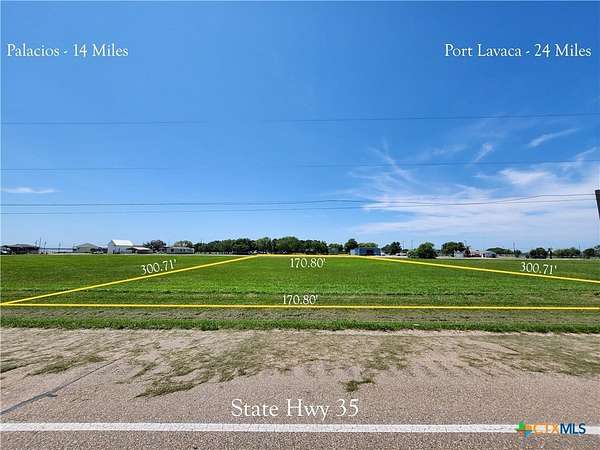 1.18 Acres of Mixed-Use Land for Sale in Palacios, Texas