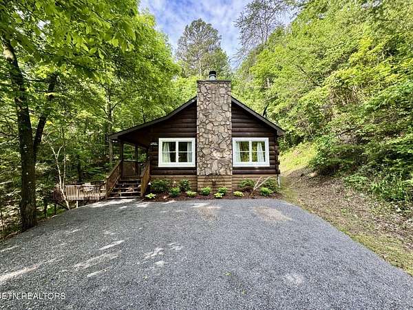 5 Acres of Residential Land with Home for Sale in Sevierville, Tennessee