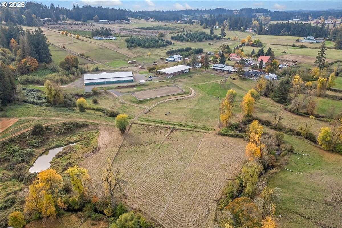 71.7 Acres of Agricultural Land with Home for Sale in Oregon City, Oregon
