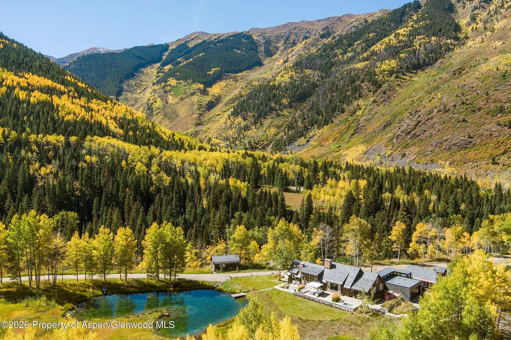 55 Acres of Recreational Land with Home for Lease in Aspen, Colorado