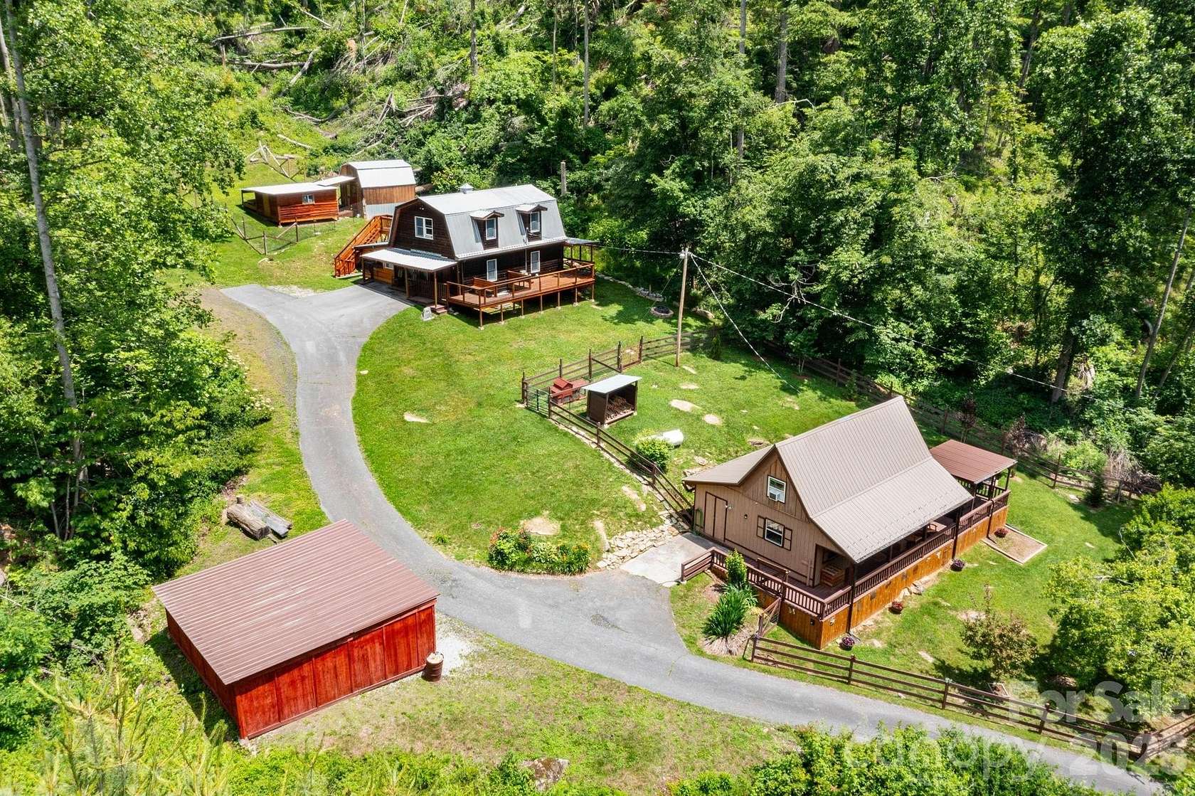 5.52 Acres of Land with Home for Sale in Bakersville, North Carolina