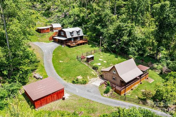 5.52 Acres of Land with Home for Sale in Bakersville, North Carolina