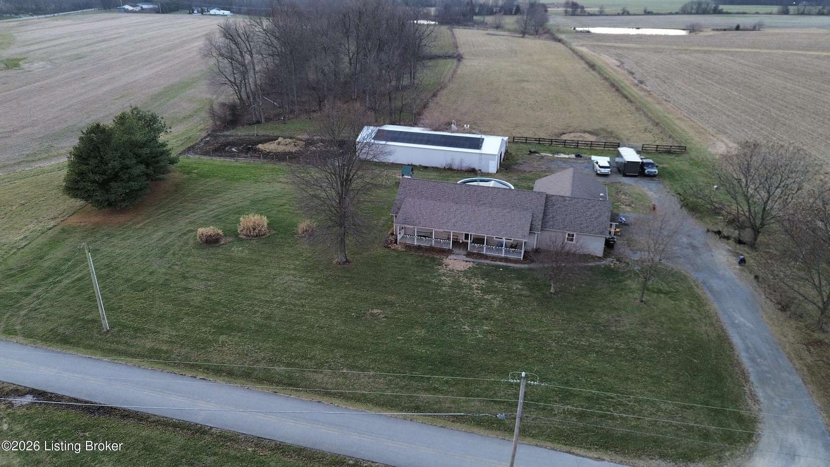 13 Acres of Land with Home for Sale in Milton, Kentucky