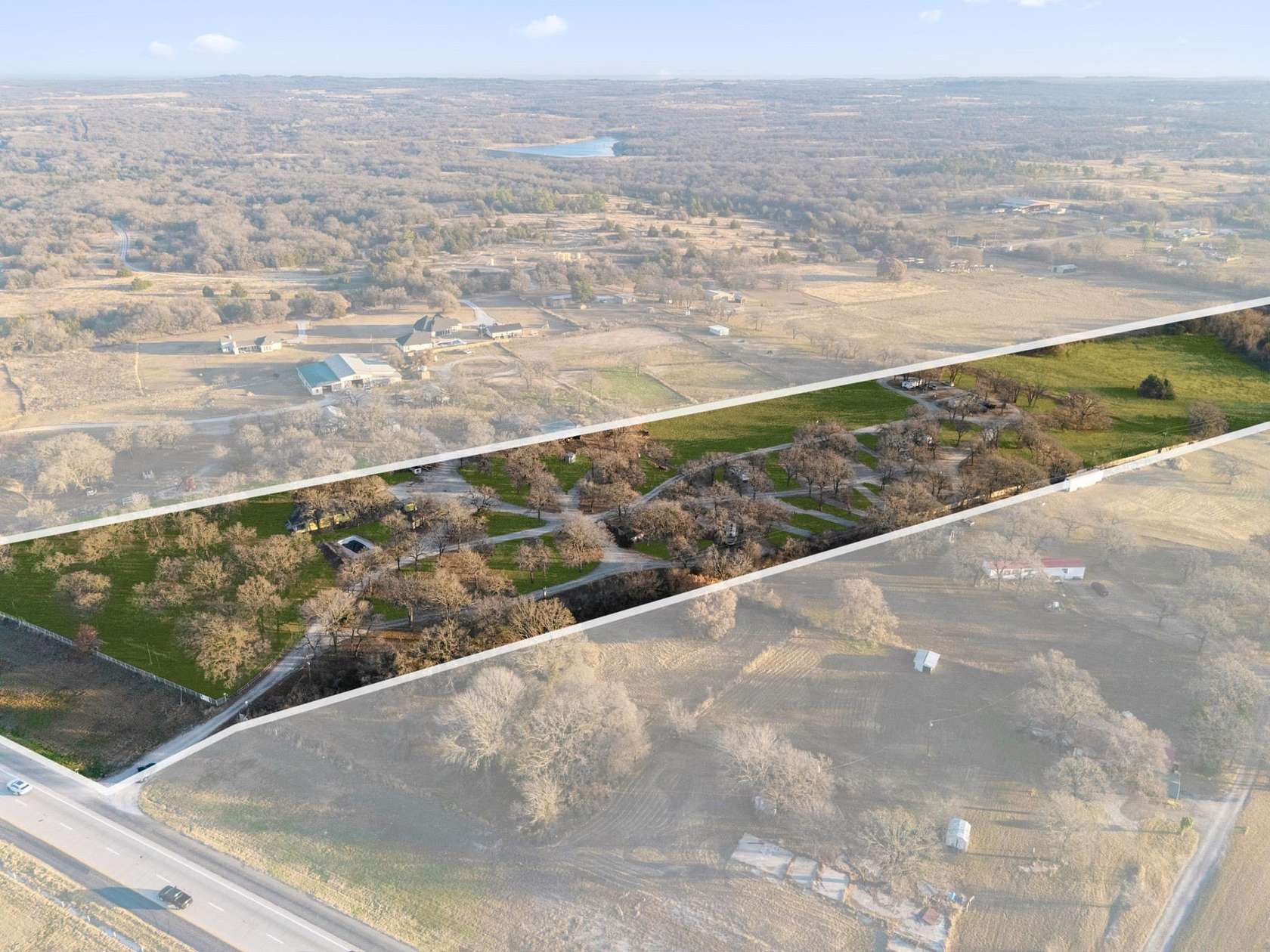 16.3 Acres of Land with Home for Sale in Alvord, Texas