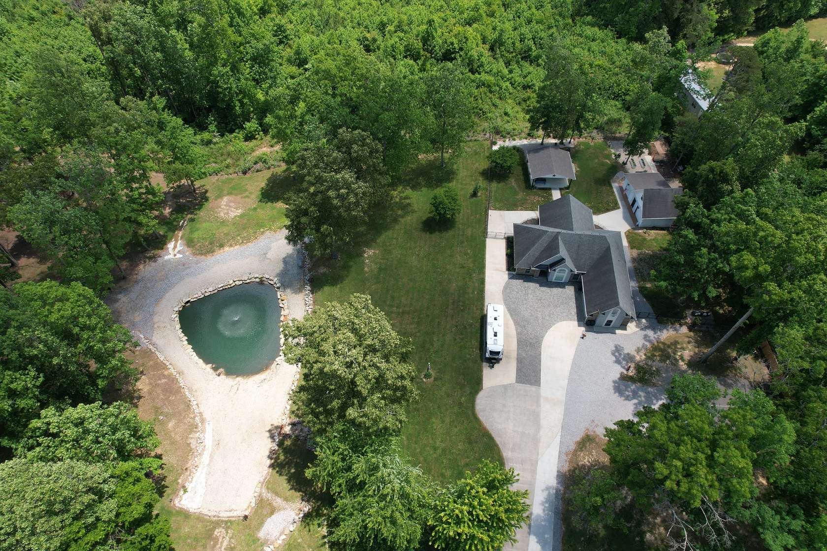 4 Acres of Land with Home for Sale in Gruetli-Laager, Tennessee