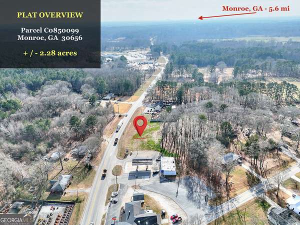 2.28 Acres of Commercial Land for Sale in Monroe, Georgia
