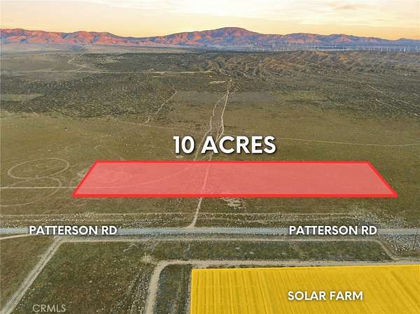 10 Acres of Residential Land for Sale in Rosamond, California