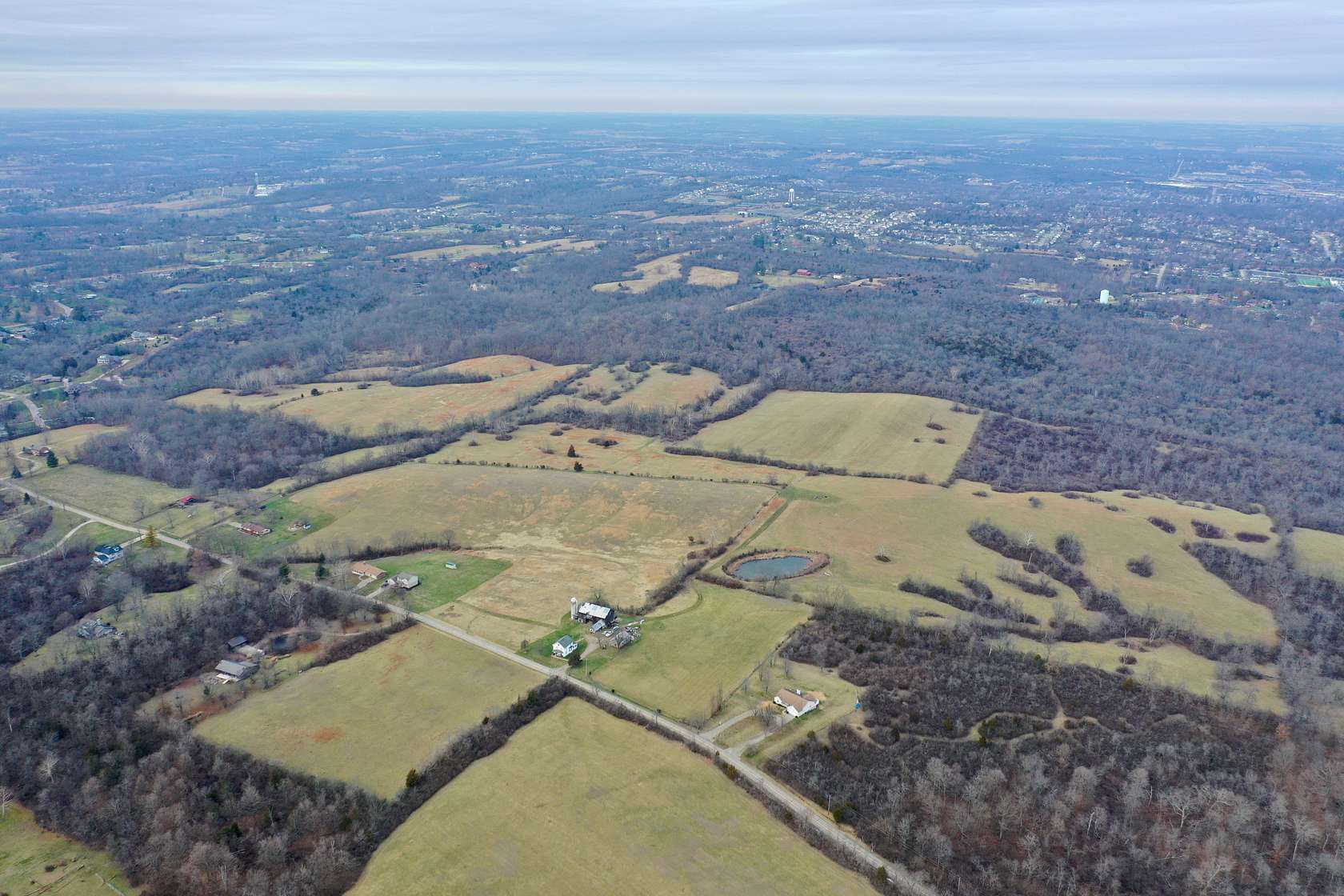 166 Acres of Land with Home for Auction in Hamilton, Ohio