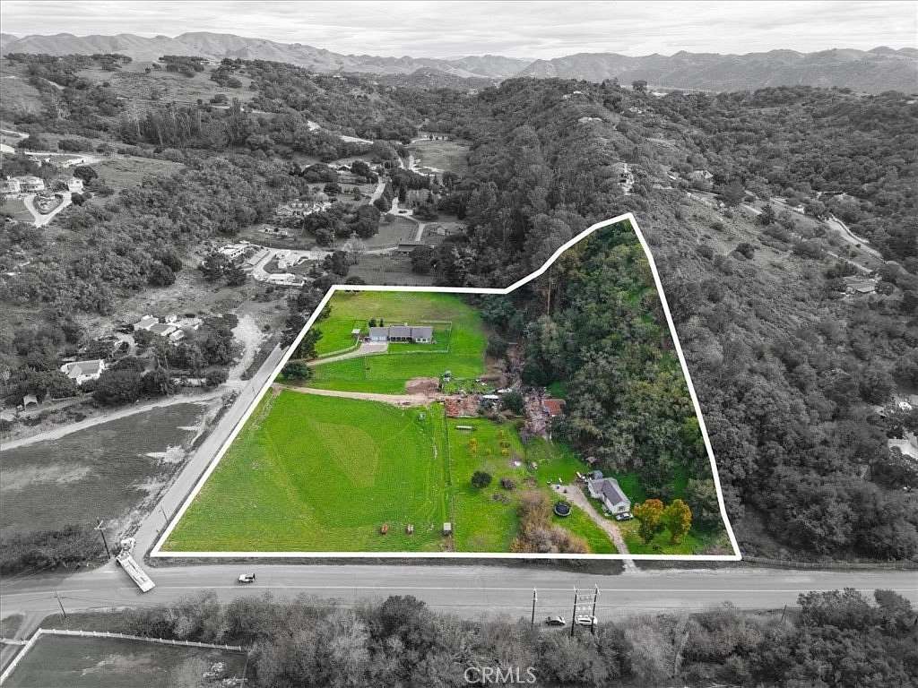 6.77 Acres of Residential Land with Home for Sale in Arroyo Grande, California