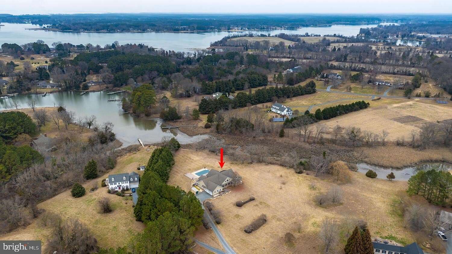 3 Acres of Land with Home for Sale in Easton, Maryland