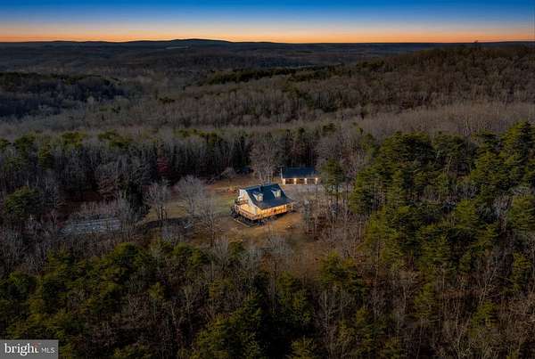 26.5 Acres of Agricultural Land with Home for Sale in Berkeley Springs, West Virginia
