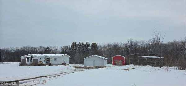 15 Acres of Land with Home for Sale in Ogilvie, Minnesota