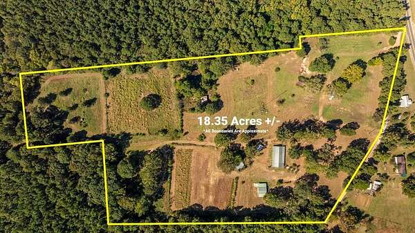 18.4 Acres of Land with Home for Sale in San Augustine, Texas