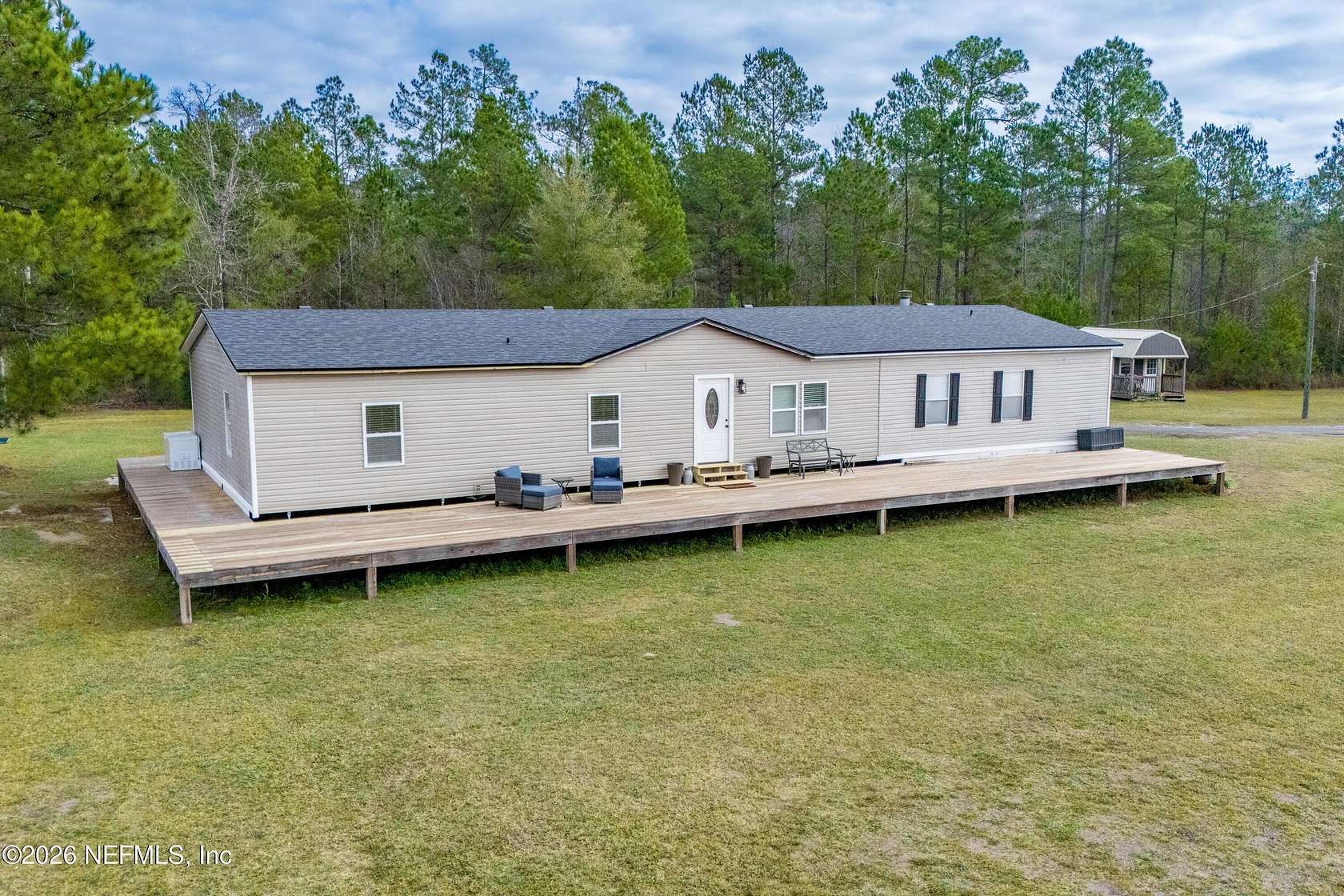 14.5 Acres of Land with Home for Sale in Glen St. Mary, Florida