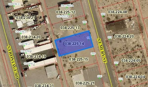 0.21 Acres of Commercial Land for Sale in Pahrump, Nevada