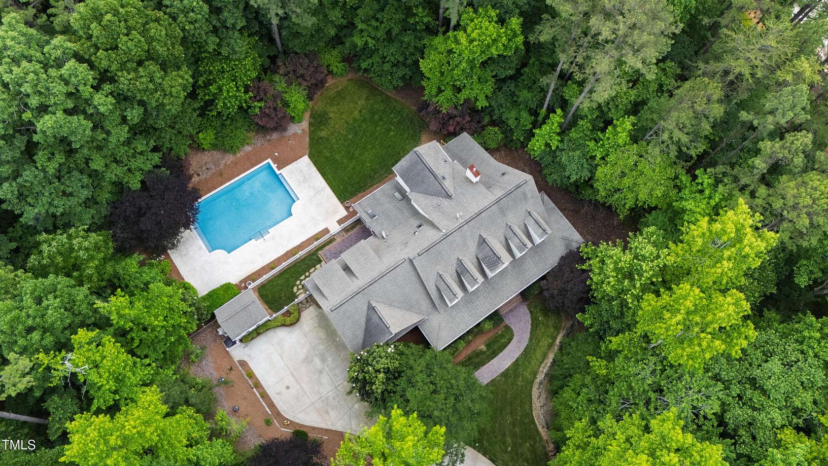 3.24 Acres of Land with Home for Sale in Chapel Hill, North Carolina