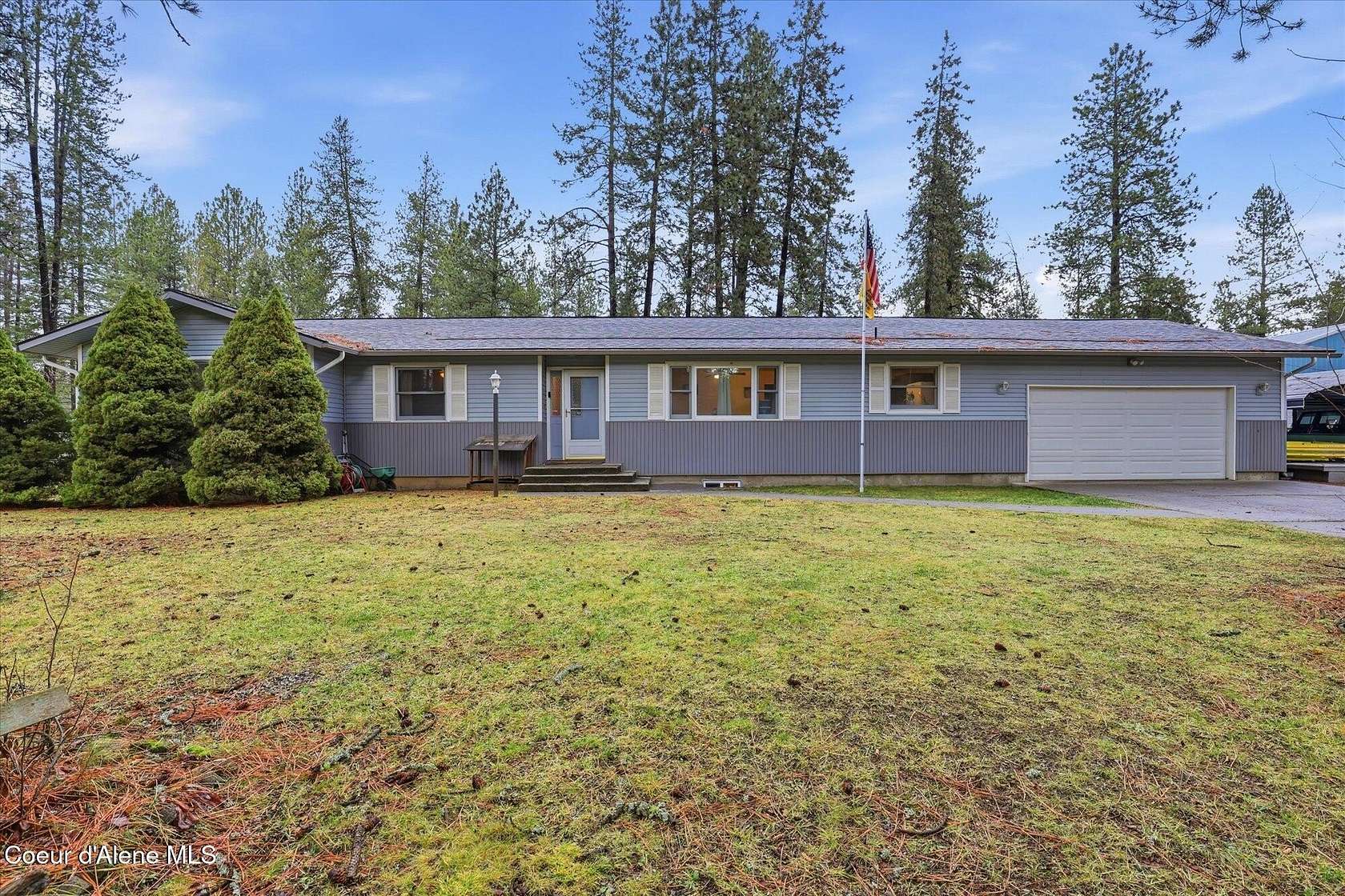 5 Acres of Residential Land with Home for Sale in Athol, Idaho