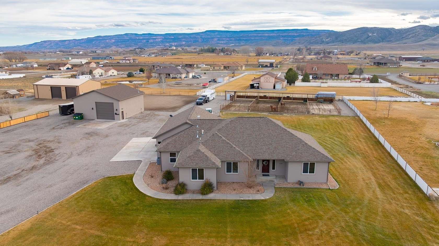 2 Acres of Residential Land with Home for Sale in Loma, Colorado