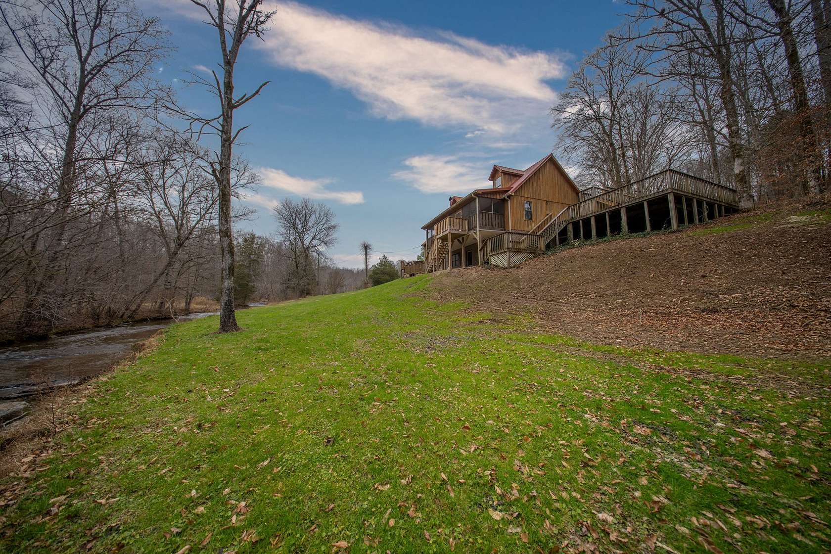 48 Acres of Recreational Land with Home for Sale in Westpoint, Tennessee