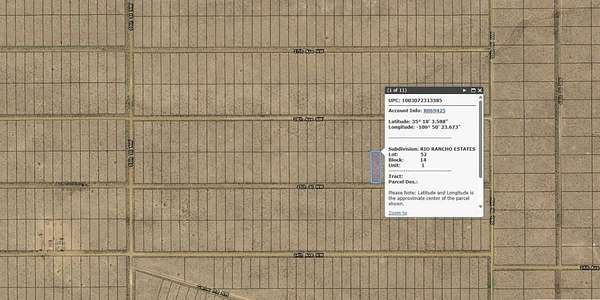 0.5 Acres of Land for Sale in Rio Rancho, New Mexico