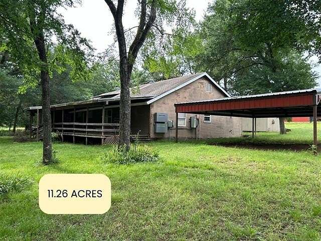 11.3 Acres of Land with Home for Sale in Bokchito, Oklahoma