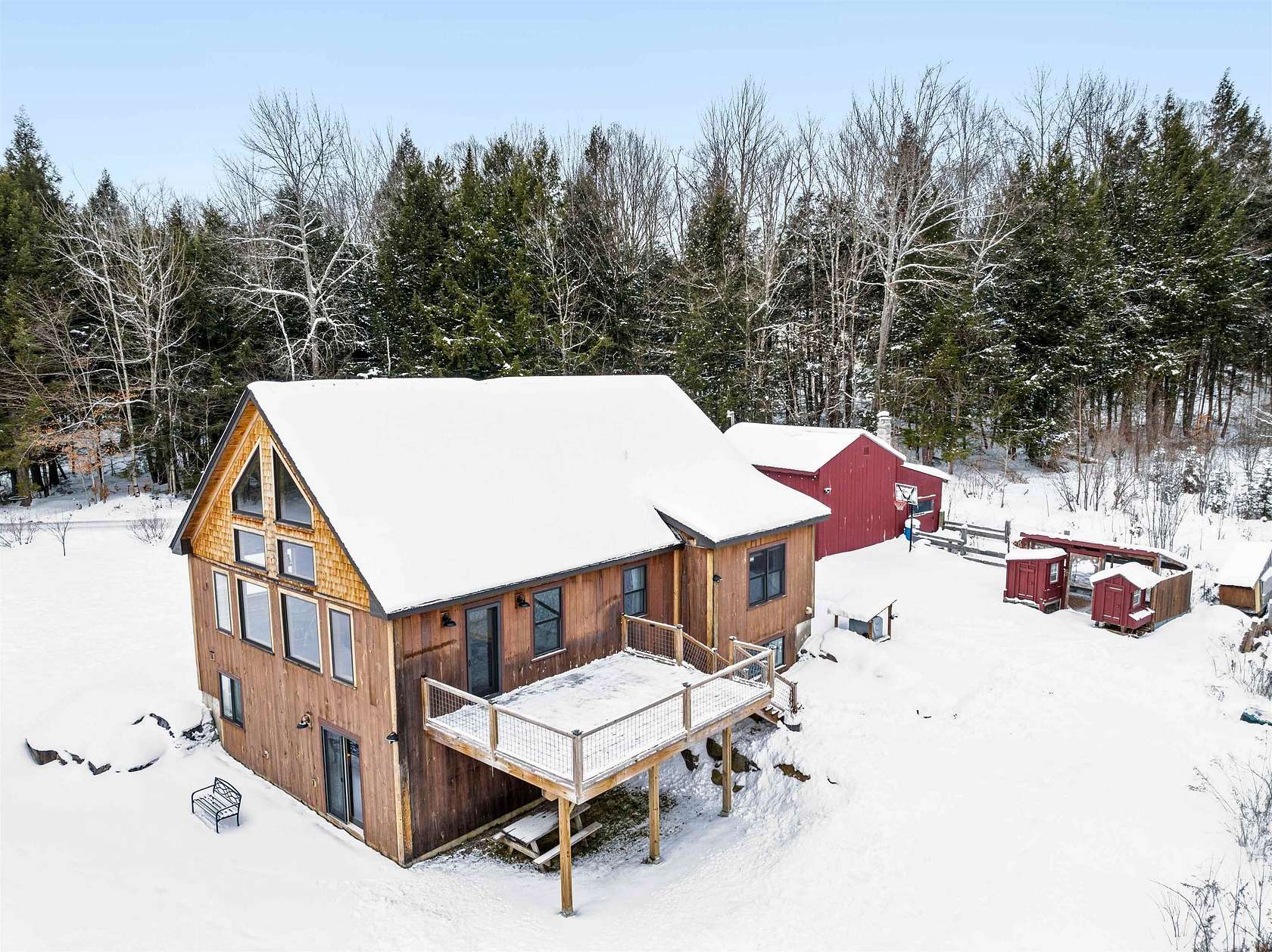 10.5 Acres of Land with Home for Sale in Morristown, Vermont