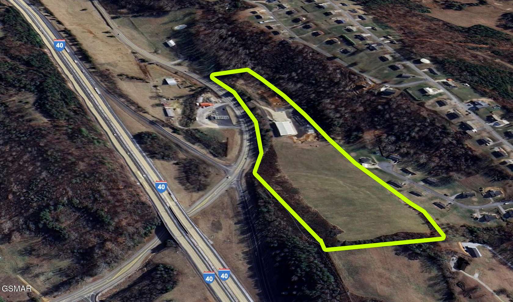 16.6 Acres of Improved Commercial Land for Sale in Dandridge, Tennessee