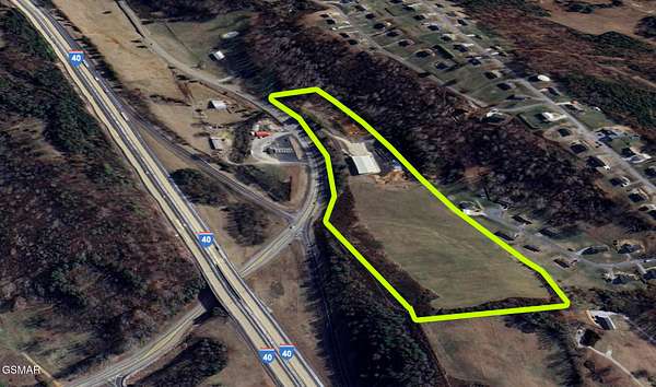 16.6 Acres of Improved Commercial Land for Sale in Dandridge, Tennessee