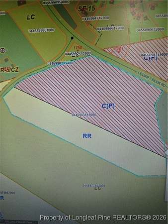 36 Acres of Commercial Land for Sale in Fayetteville, North Carolina