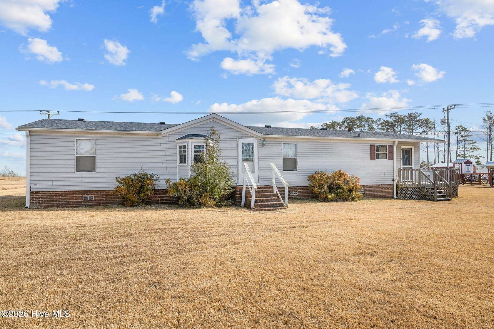 6.9 Acres of Residential Land with Home for Sale in Davis, North Carolina