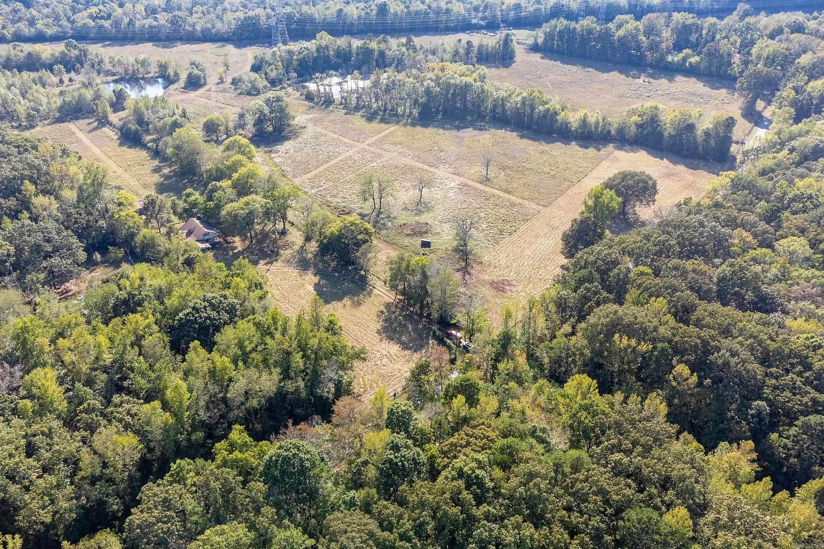 54 Acres of Recreational Land with Home for Sale in Little Rock, Arkansas