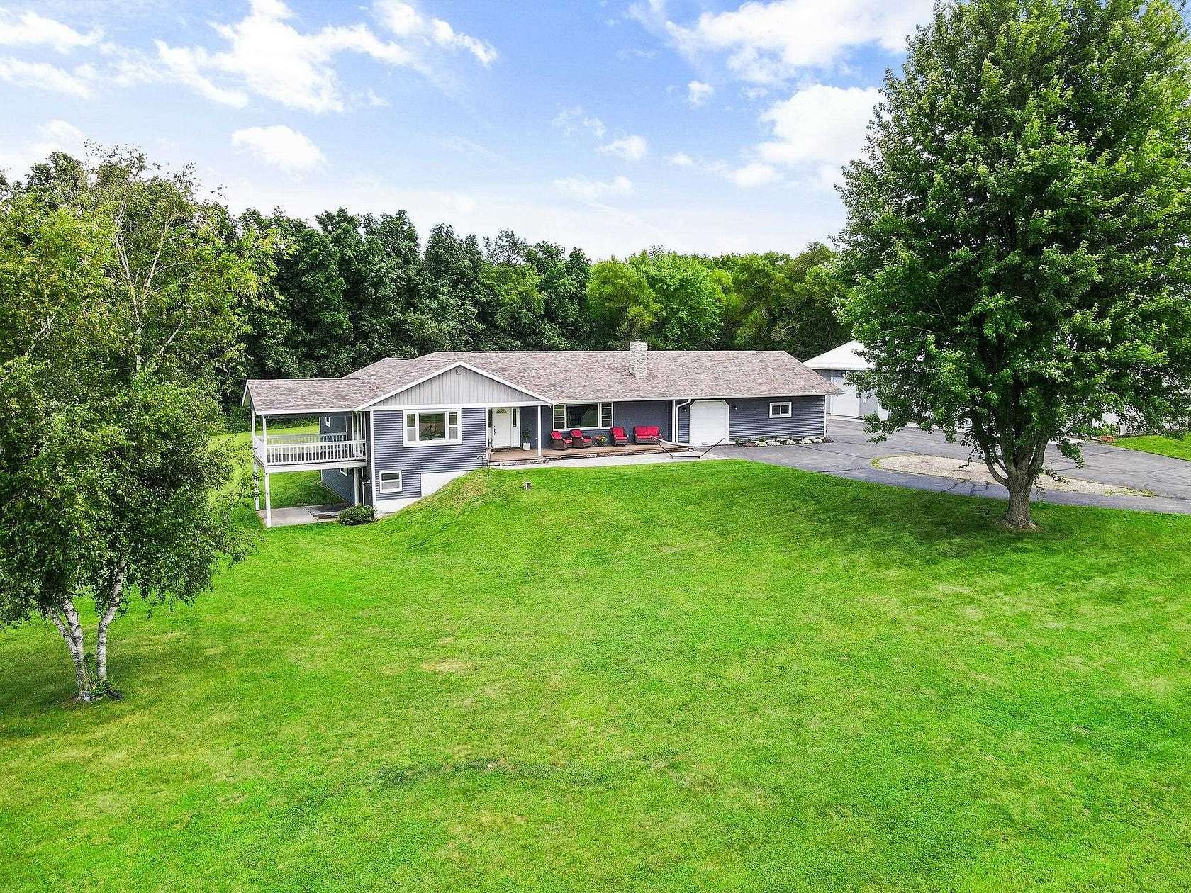 12 Acres of Land with Home for Sale in Cambridge, Wisconsin