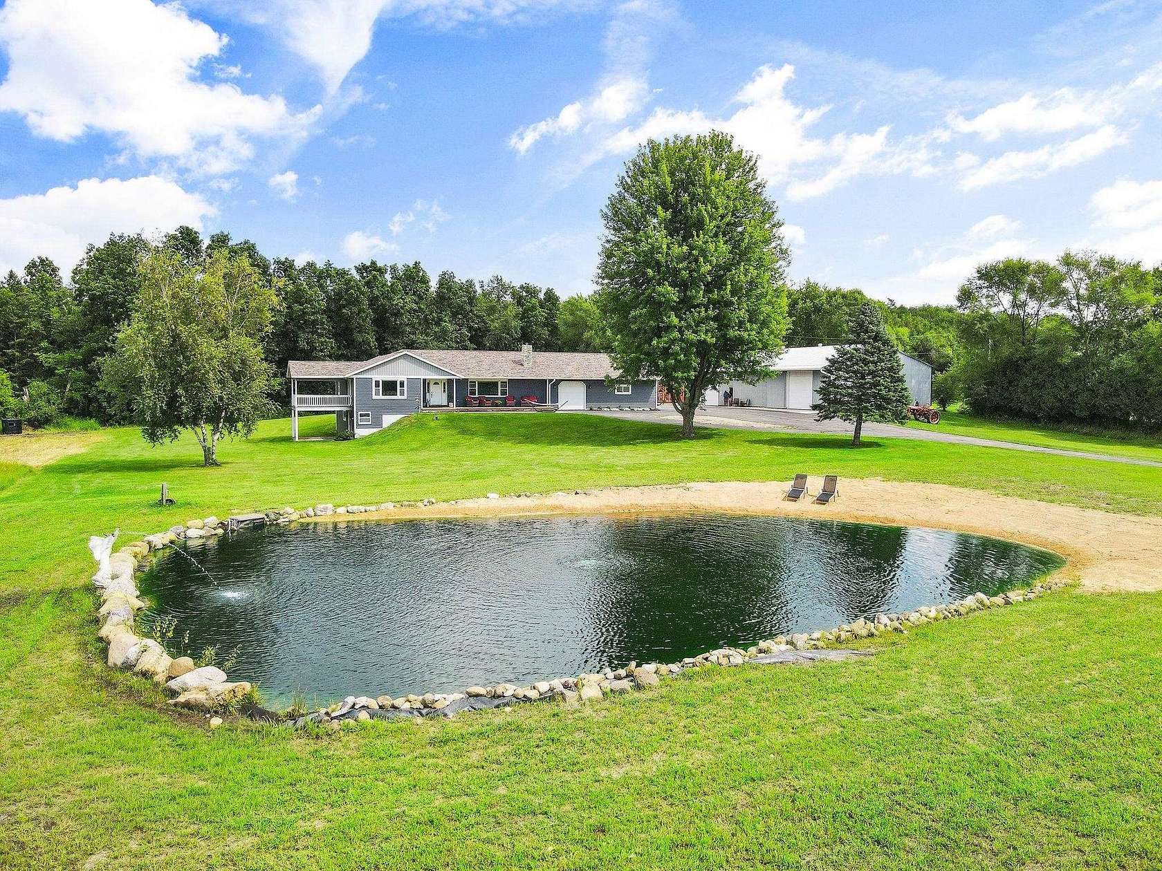 12 Acres of Land with Home for Sale in Cambridge, Wisconsin