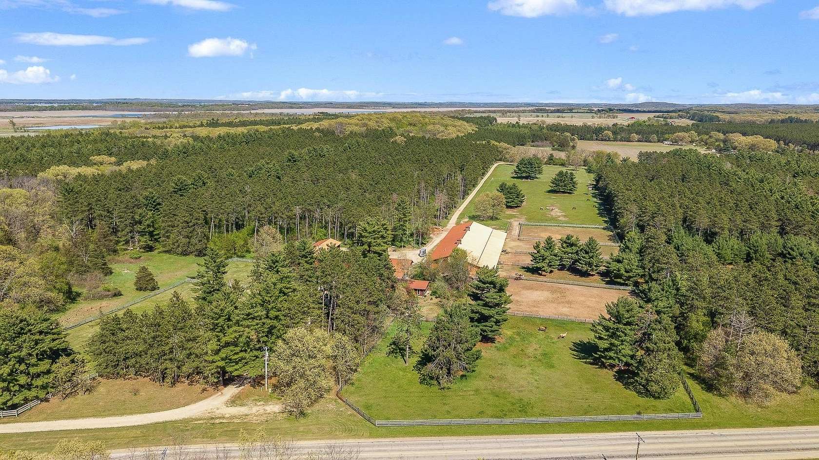 20.1 Acres of Land with Home for Sale in Montello, Wisconsin