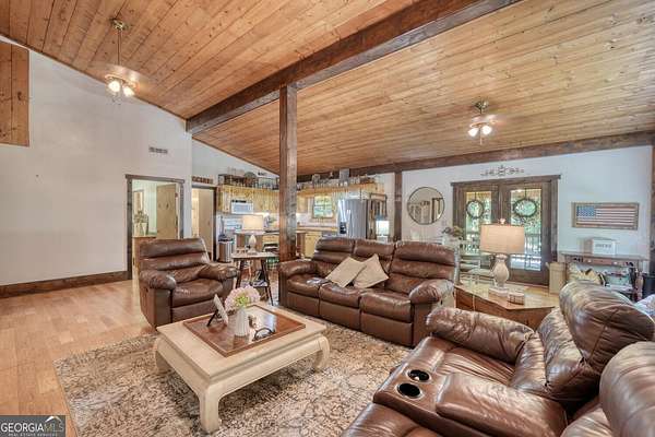 11.8 Acres of Land with Home for Sale in Cleveland, Georgia