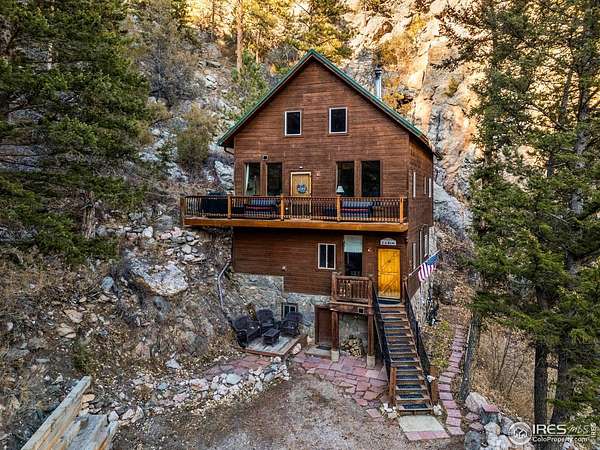 2.12 Acres of Residential Land with Home for Sale in Drake, Colorado