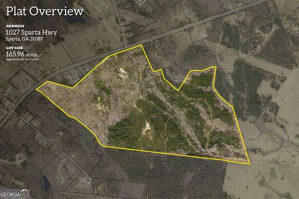 140 Acres of Recreational Land for Sale in Sparta, Georgia