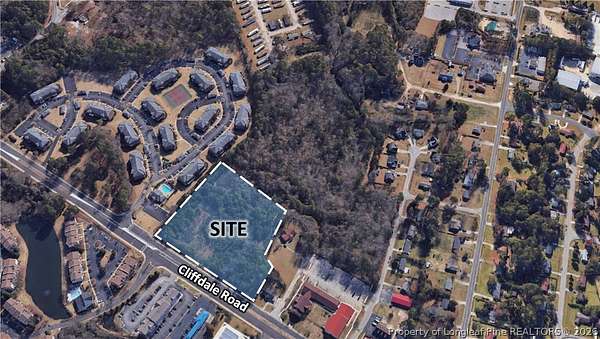 4.44 Acres of Commercial Land for Sale in Fayetteville, North Carolina