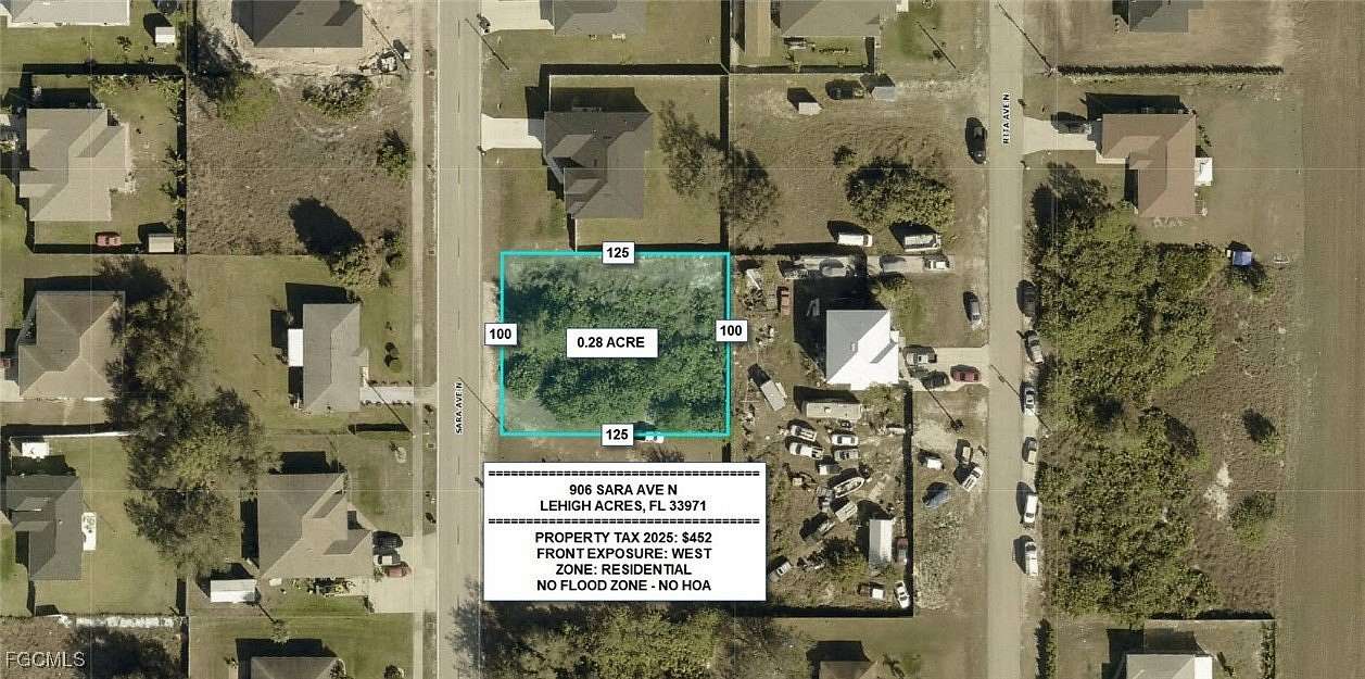 0.29 Acres of Residential Land for Sale in Lehigh Acres, Florida