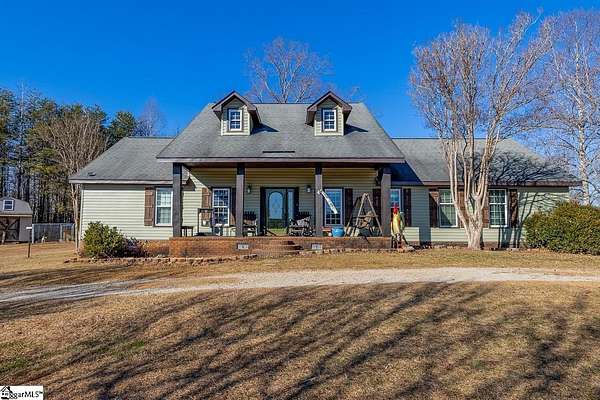 4.38 Acres of Land with Home for Sale in Easley, South Carolina