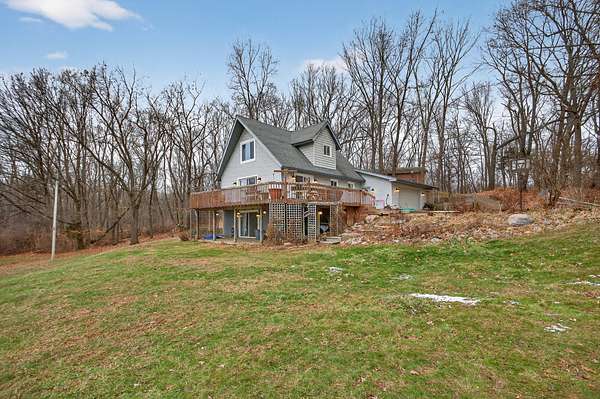 4.38 Acres of Land with Home for Sale in Horton, Michigan