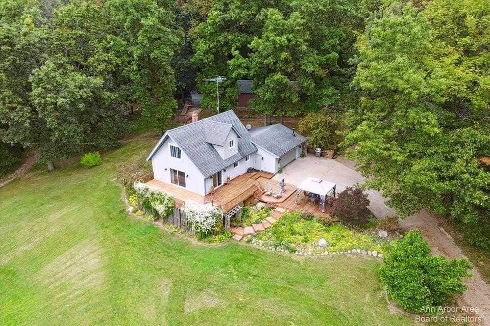24.4 Acres of Land with Home for Sale in Horton, Michigan