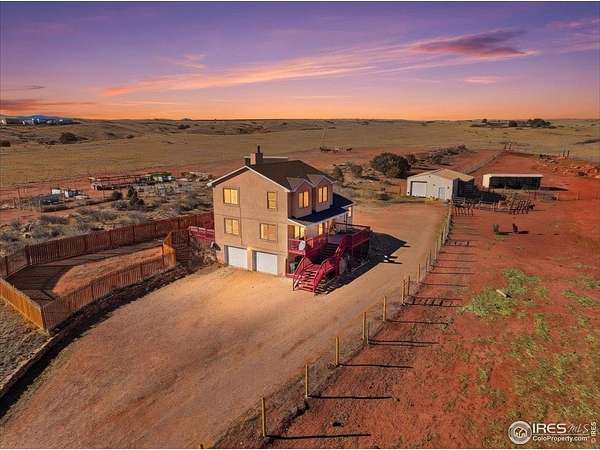 37.1 Acres of Agricultural Land with Home for Sale in Livermore, Colorado