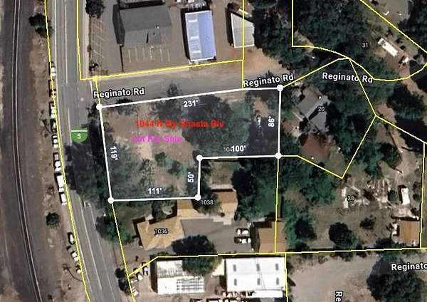 0.5 Acres of Mixed-Use Land for Sale in Mount Shasta, California
