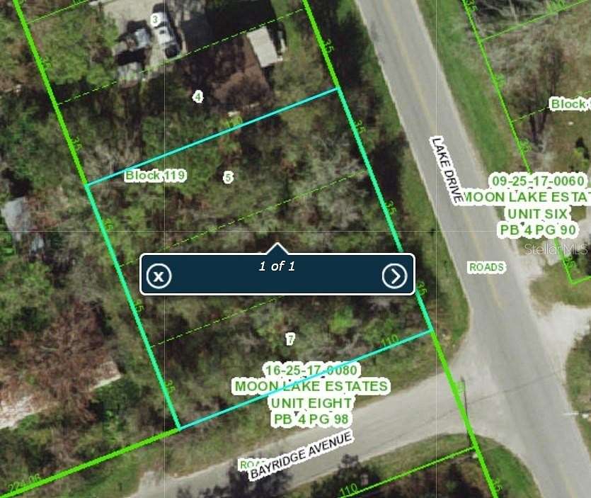 0.27 Acres of Residential Land for Sale in New Port Richey, Florida