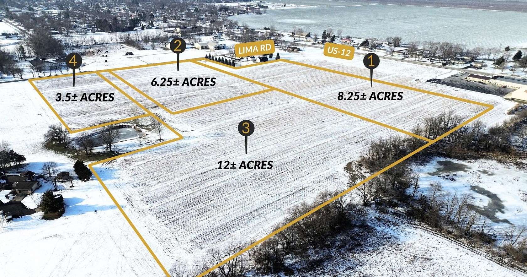 30 Acres of Agricultural Land for Auction in White Pigeon, Michigan