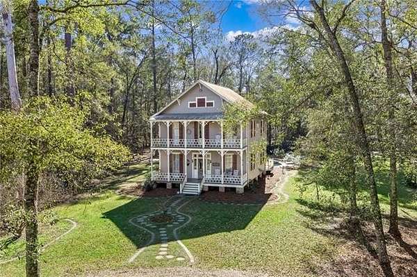 4 Acres of Residential Land with Home for Sale in Abita Springs, Louisiana