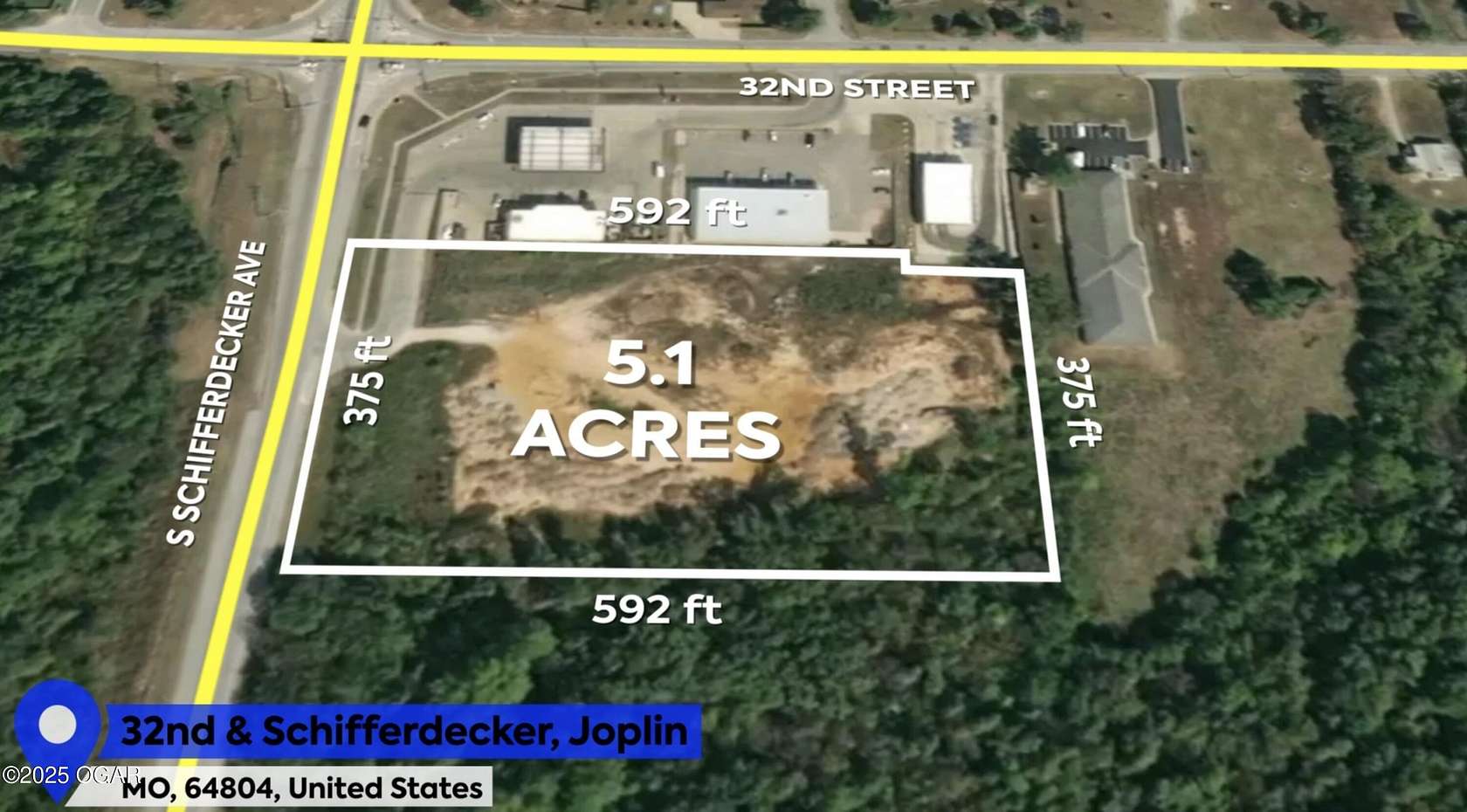 5 Acres of Commercial Land for Sale in Joplin, Missouri