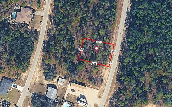 0.26 Acres of Residential Land for Sale in Citrus Springs, Florida